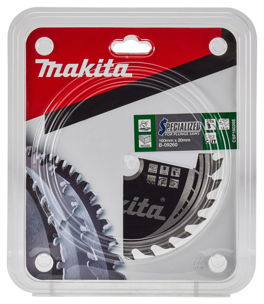 Makita B-09260 Kreissägeblatt für Holz (Tauchsäge) 160 x 20 mm • 28 Zähne