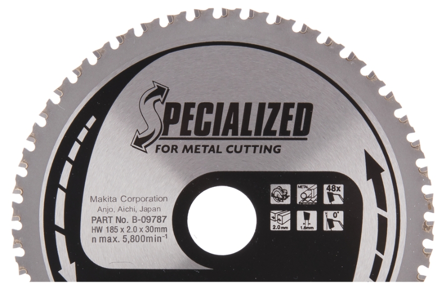 Makita B-09787 Sägeblatt Metall 185 x 30 mm • 48 Zähne