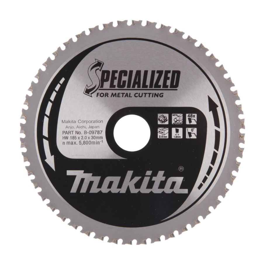 Makita B-09787 Sägeblatt Metall 185 x 30 mm • 48 Zähne