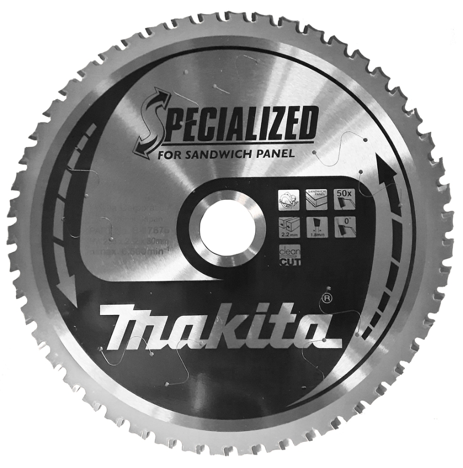 Makita  B-17675 Kreissägeblatt für Sandwichpaneele 235 x 30 mm • 50 Zähne