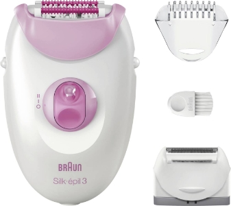 Braun Personal Care Silk-épil 3-031 Haarentfernung, wochenlang seidig-glatte Haut, Rosa