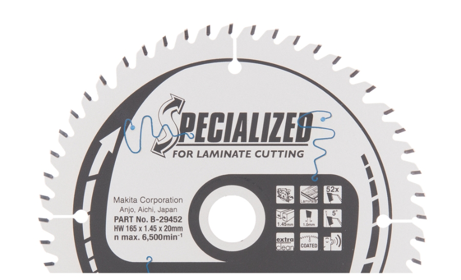 Makita  B-29452 Kreissägeblatt für Laminat 165 x 20 mm • 52 Zähne