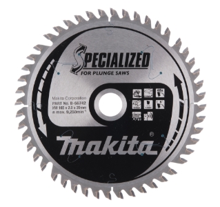 Makita  B-56742 Sägeblatt für Corian (Tauchsäge) 165 x 20 mm • 48 Zähne