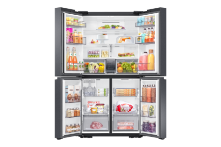 Samsung RF59C700EB1 Multi Door Schwarz Nofrost B x H x T:912 x 1779 x 723 mm