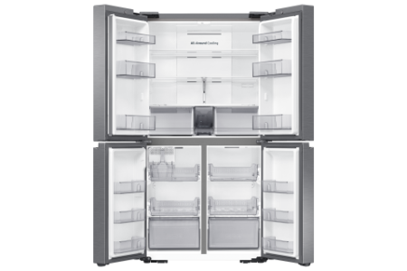 Samsung RF59C700ES9  French Door Kühlschrank mit AI  mit Wassertank E 649L silber,NoFrost