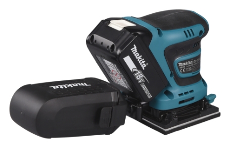 Makita DBO480Z Akku-Schwingschleifer LXT 18 V • 14.000 Schwingungen/min • 112 x 102 mm