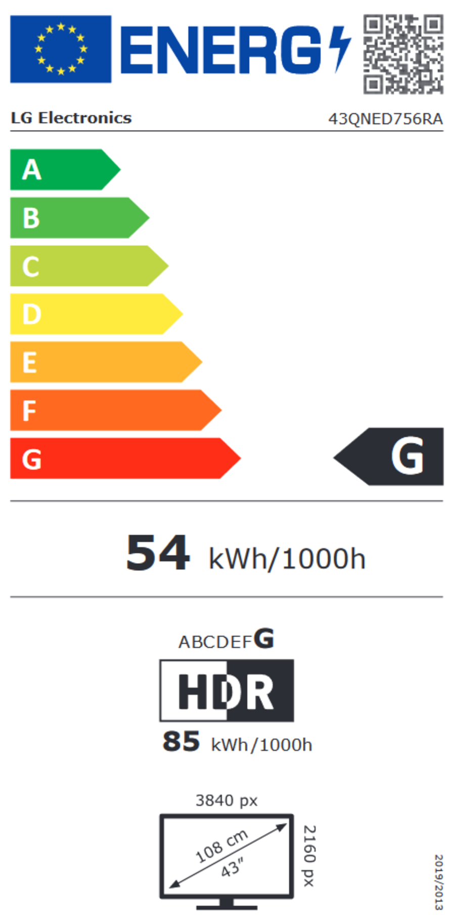 LG 43QNED756RA 4K QNED Fernseher Smart-TV, QNED,a5 Gen6 4K AI-Prozessor,