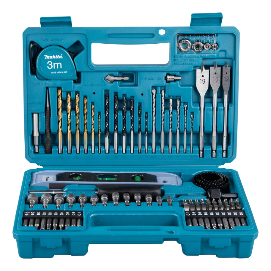Makita E-10730 Koffer Bit- und Bohrerset 102-teiliges 