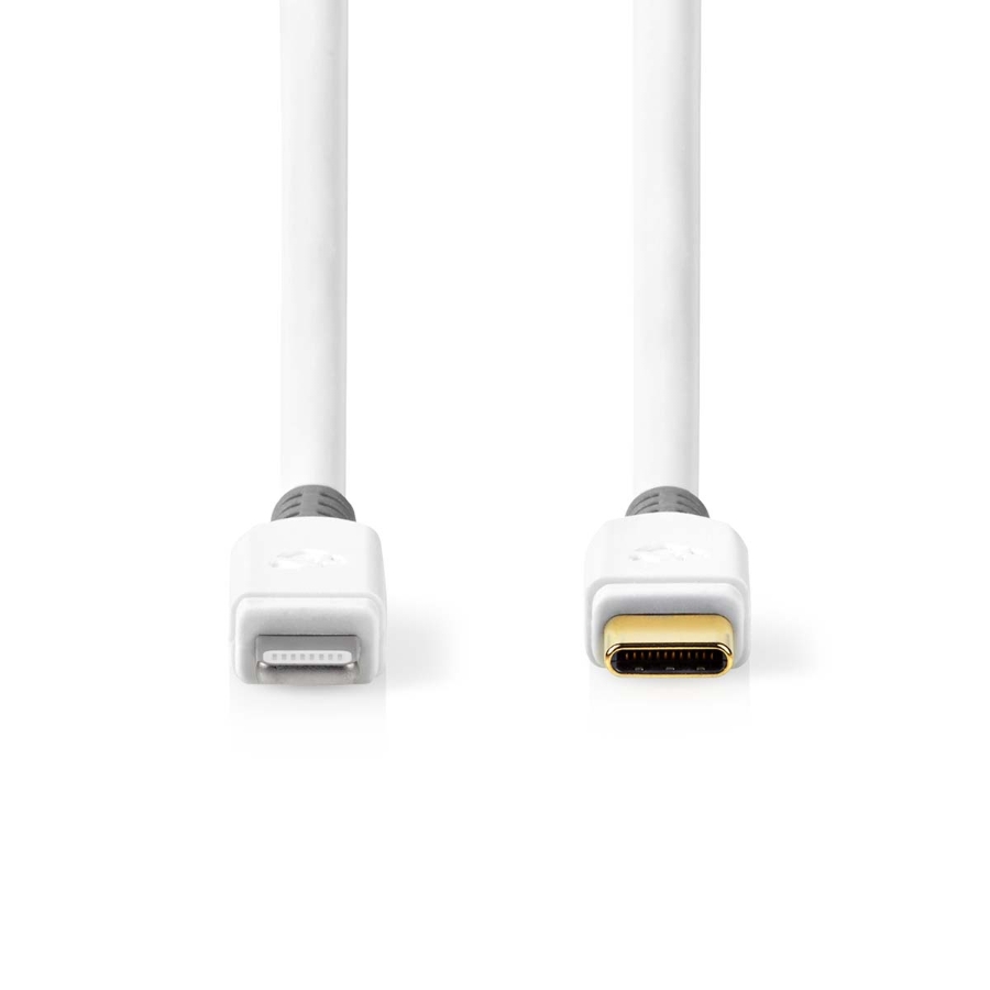 Nedis CCBW39650WT10 Lightning Kabel USB 2.0 | Apple Lightning 8-Pin | USB-C™ Stecker |