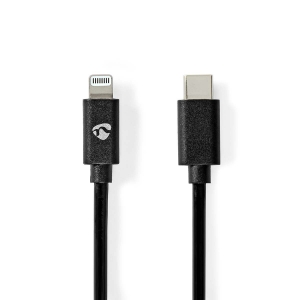 Nedis CCGP39650BK20 Lightning Kabel USB 2.0 | Apple Lightning 8-Pin | USB-C™ Stecker | 480 Mbps