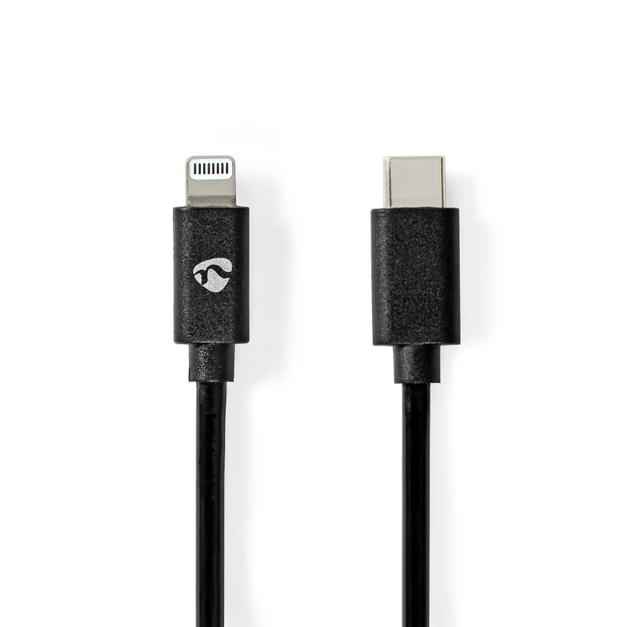 Nedis CCGP39650BK20 Lightning Kabel USB 2.0 | Apple Lightning 8-Pin | USB-C™ Stecker | 480 Mbps