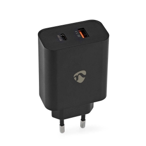 Nedis WCPD65W130BK  Netzladegerät 65 W | Schnellladefunktion | 2.0 / 2.25 A / 3.25 A A | 