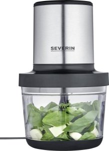 Severin KM 3867 Universalzerkleinerer, 400 W, 1 L, Echtglas-Behälter 