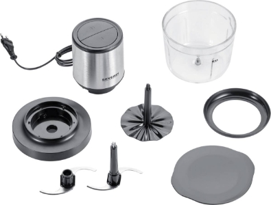 Severin KM 3867 Universalzerkleinerer, 400 W, 1 L, Echtglas-Behälter 