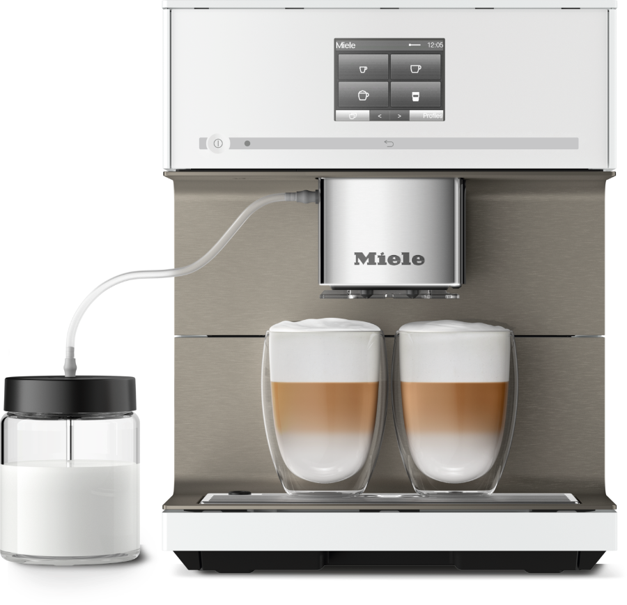 Miele CM 7550 Stand-Kaffeevollautomat Brillantweiß 