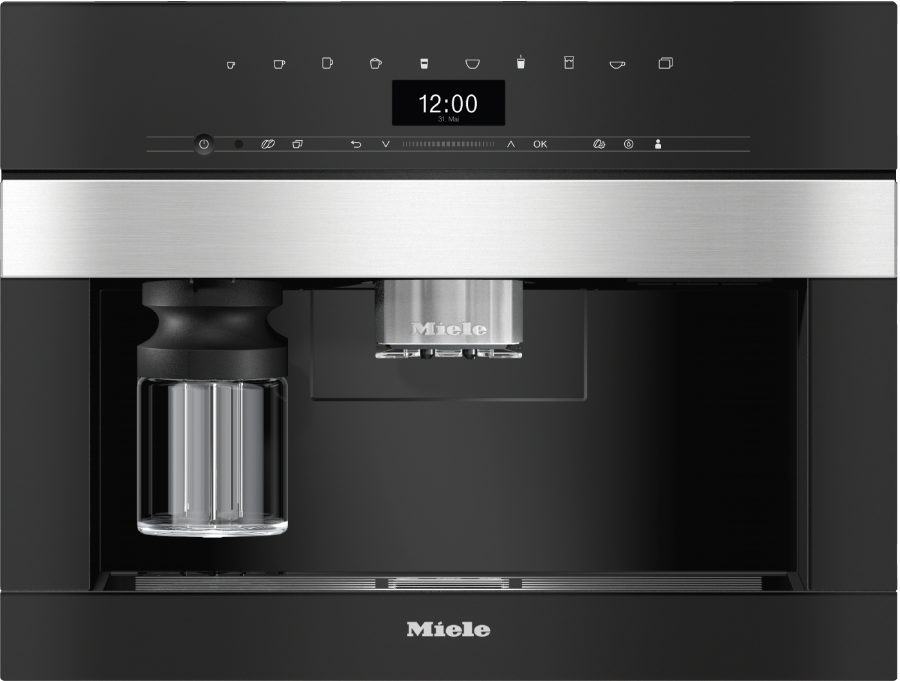 Miele CVA 7440 Einbau-Kaffeevollautomat Edelstahl/CleanSteel 