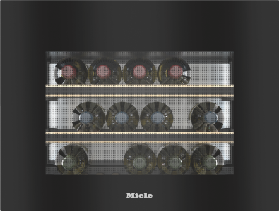 Miele KWT 7112 iG Einbau-Weinschrank Obsidianschwarz 