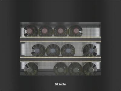Miele KWT 7112 iG Einbau-Weinschrank Obsidianschwarz 