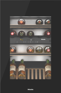 Miele KWT 6422 iG-1 Einbau-Weinschrank Obsidianschwarz 