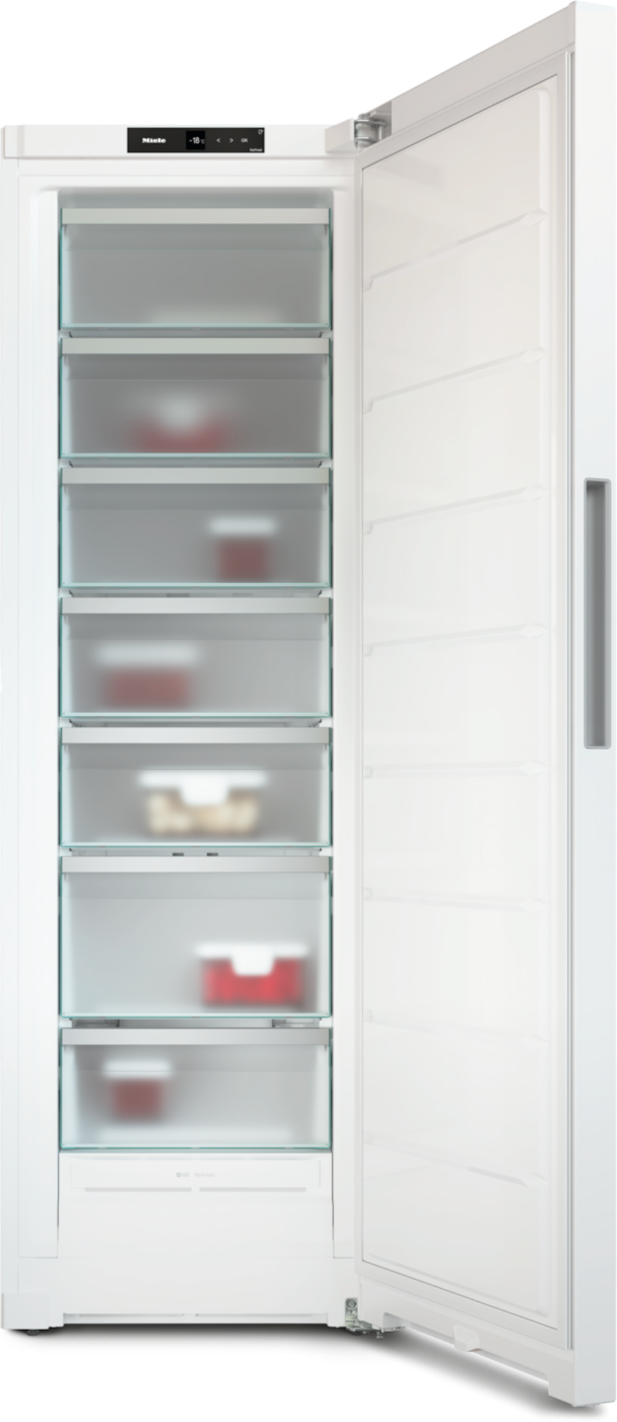 Miele FN 4372 D-1 Freistehender Gefrierschrank Weiß NoFrost 