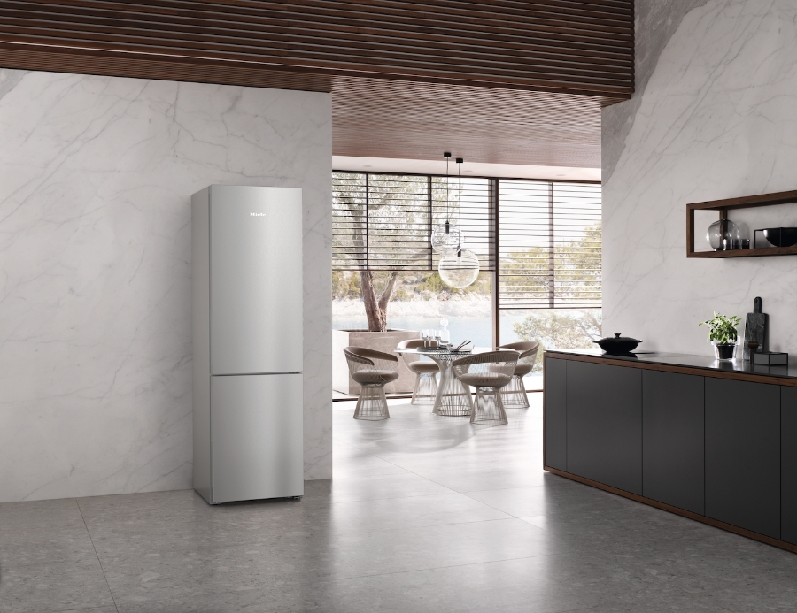 Miele KFN 4395 DD Stand Kühl-Gefrierkombination Edelstahllook NoFrost