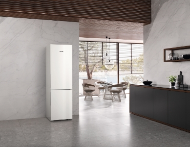 Miele KFN 4395 DD Stand Kühl-Gefrierkombination Weiß NoFrost 