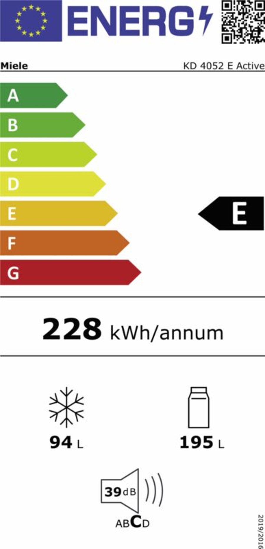 Miele KD 4052 E Active Stand Kühl-Gefrierkombination Edelstahllook 