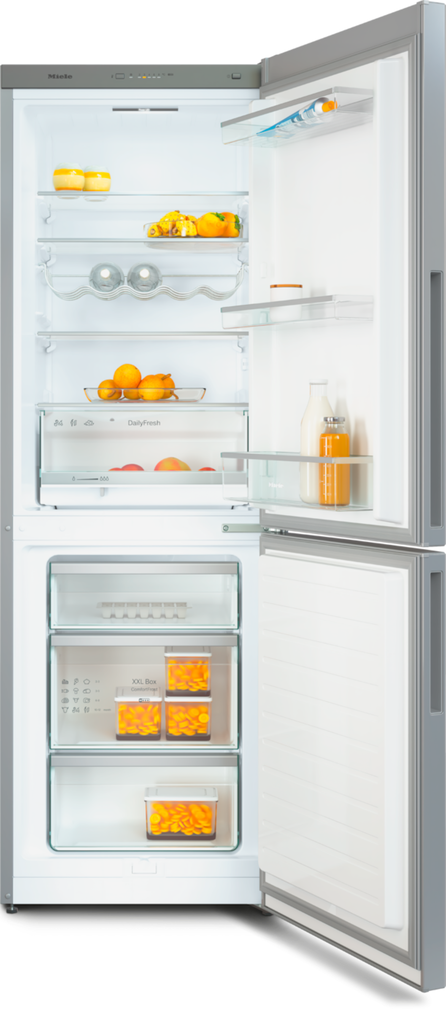 Miele KD 4052 E Active Stand Kühl-Gefrierkombination Edelstahllook 