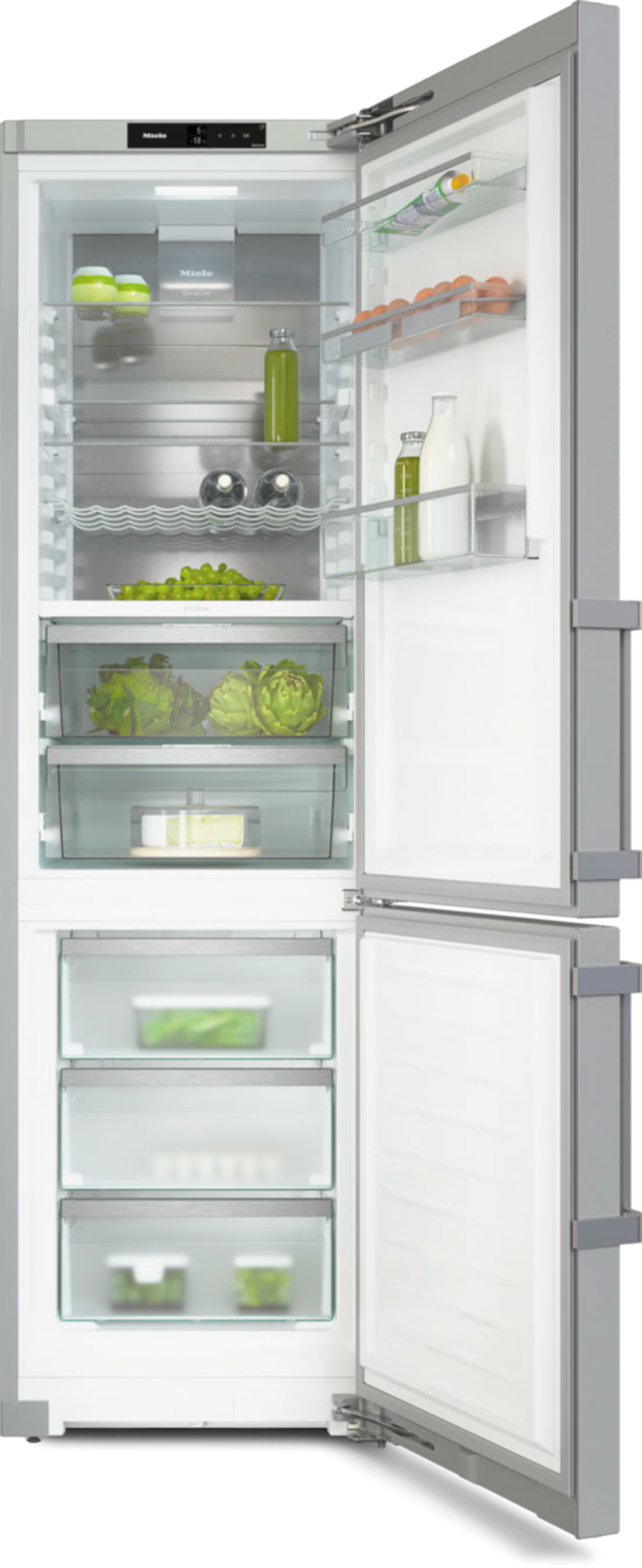Miele KFN 4799 AD 125 Gala Ed Stand-Kühl-Gefrierkombination Silber NoFrost