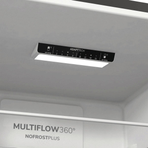 Gorenje NFB612CSXL4  Kühl-Gefrierkombination Stand Nofrost Edelstahl 185 x 60 x 59.2 cm 