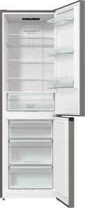 Gorenje NFB612CSXL4  Kühl-Gefrierkombination Stand Nofrost  185 x 60 x 59.2 cm, Edelstahl