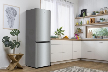 Gorenje NFB612CSXL4  Kühl-Gefrierkombination Stand Nofrost  185 x 60 x 59.2 cm, Edelstahl