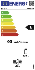Siemens KU21RADE0 Unterbau-Kühlschrank, 82 x 60 cm, Flachscharnier mit Softeinzug