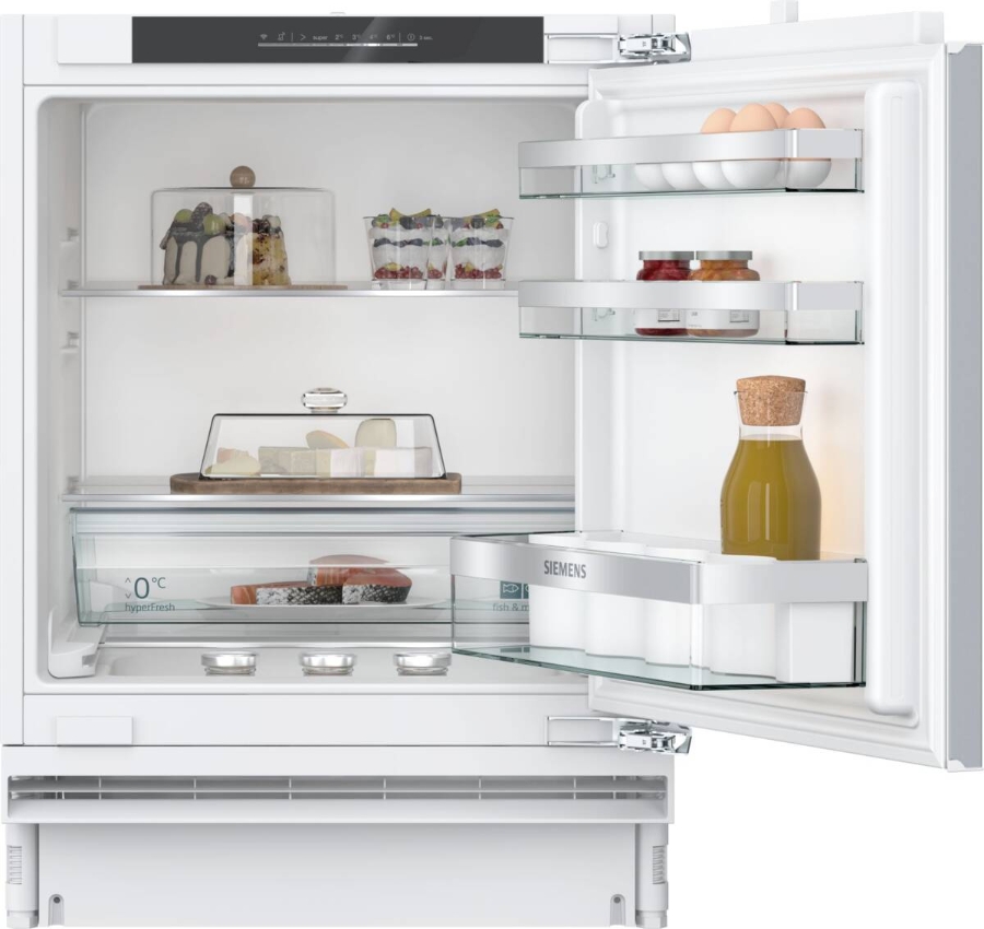 Siemens KU21RADE0 Unterbau-Kühlschrank, 82 x 60 cm, Flachscharnier mit Softeinzug