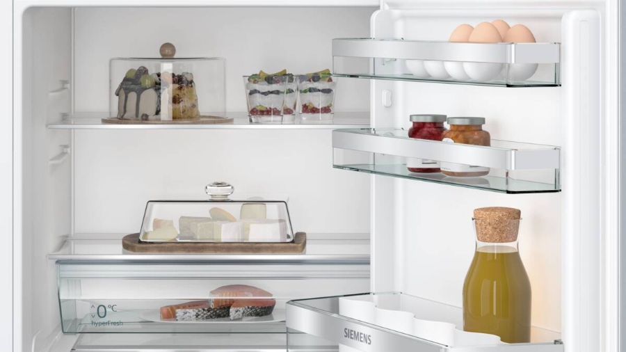 Siemens KU21RADE0 Unterbau-Kühlschrank, 82 x 60 cm, Flachscharnier mit Softeinzug
