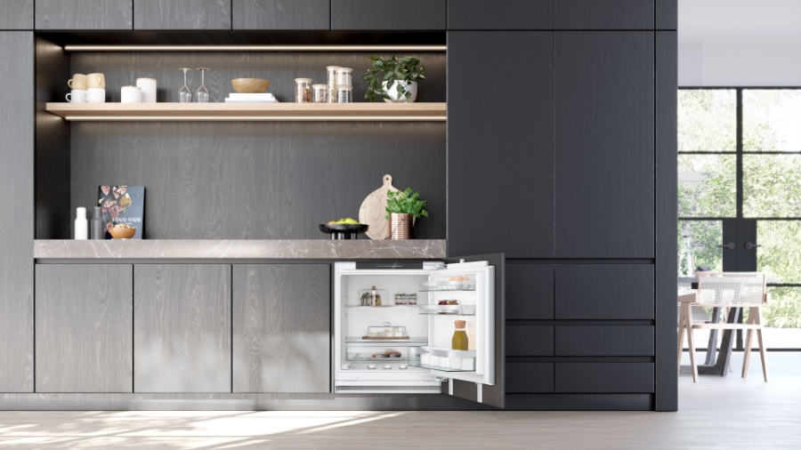 Siemens KU21RADE0 Unterbau-Kühlschrank, 82 x 60 cm, Flachscharnier mit Softeinzug