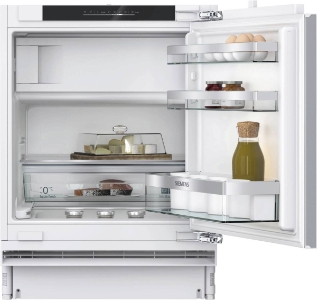 Siemens KU22LADD0 iQ500, Unterbau-Kühlschrank mit Gefrierfach, 82 x 60 cm, Flachscharnier mit Softeinzug