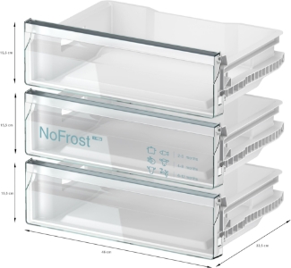 Siemens GU21NADE0 iQ500 Einbau-Unterbau Gefrierschrank NoFrost 