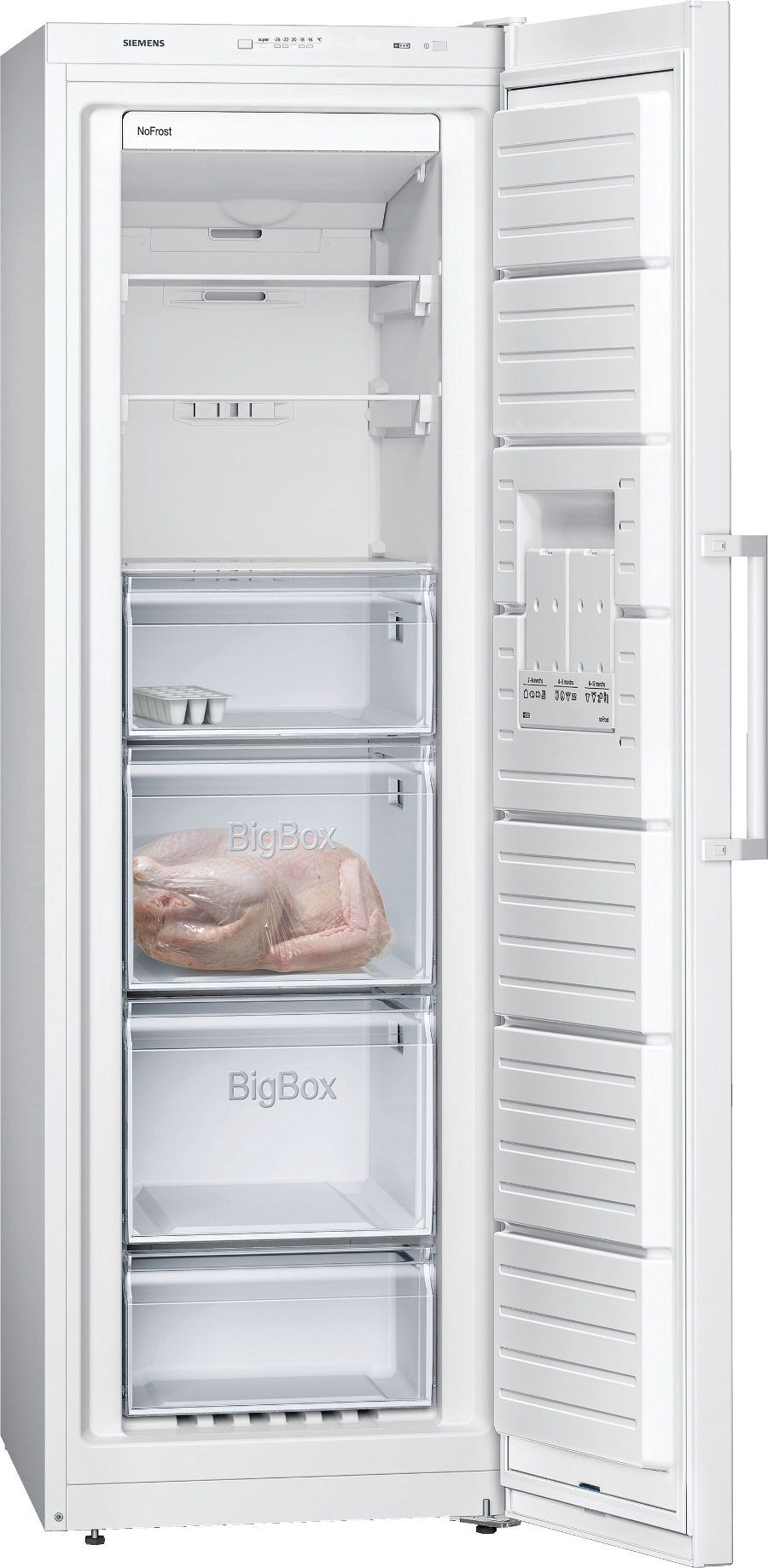 Siemens GS36NVWEP Gefrierschrank Stand Weiss NoFrost 