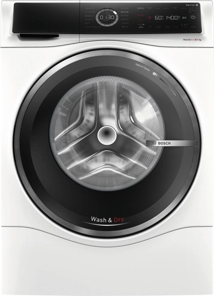 Bosch WNC244070 Waschtrockner, 9/6 kg, 1400 U/min Weiss 
