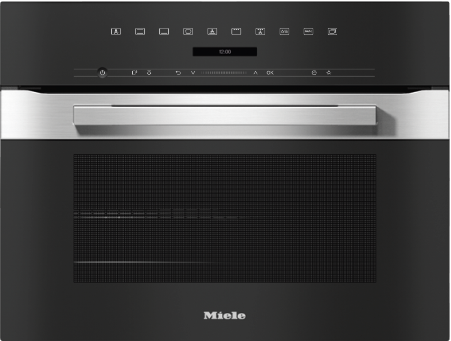 Miele H 7244 B Einbau-Backofen Edelstahl/CleanSteel 