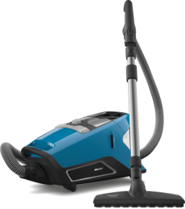 Miele Blizzard CX1 Parquet PowerLine/Techblau/SKCF5 Bodenstaubsauger ohne Beutel