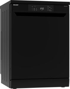 Sharp QW-NA1CF47DB-DE Geschirrspüler Stand Schwarz 60 cm 