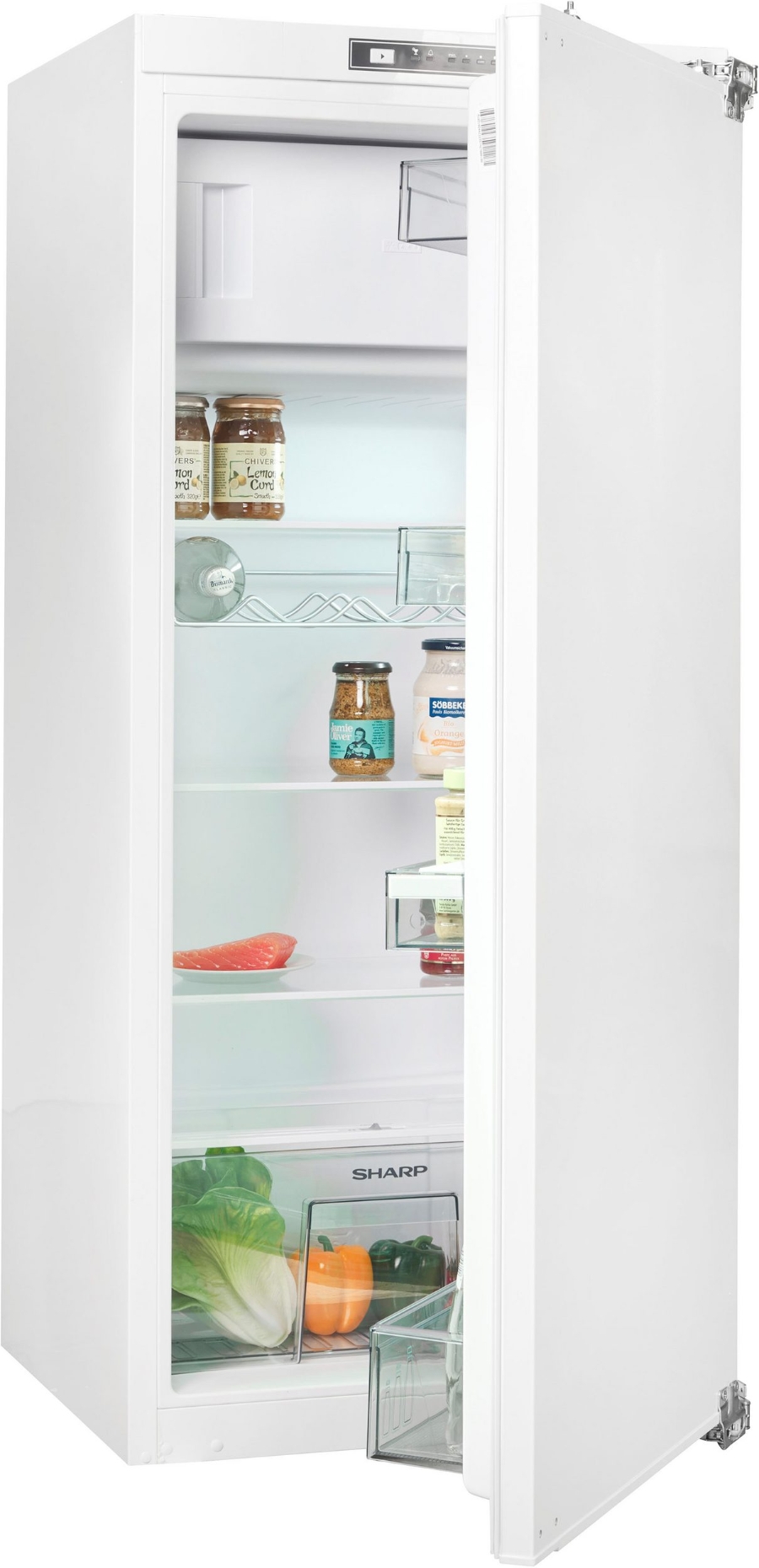 Sharp SJ-LD180E0XD-EU Kühlschrank Einbau  178 L Festtürmontage 123 cm Nische