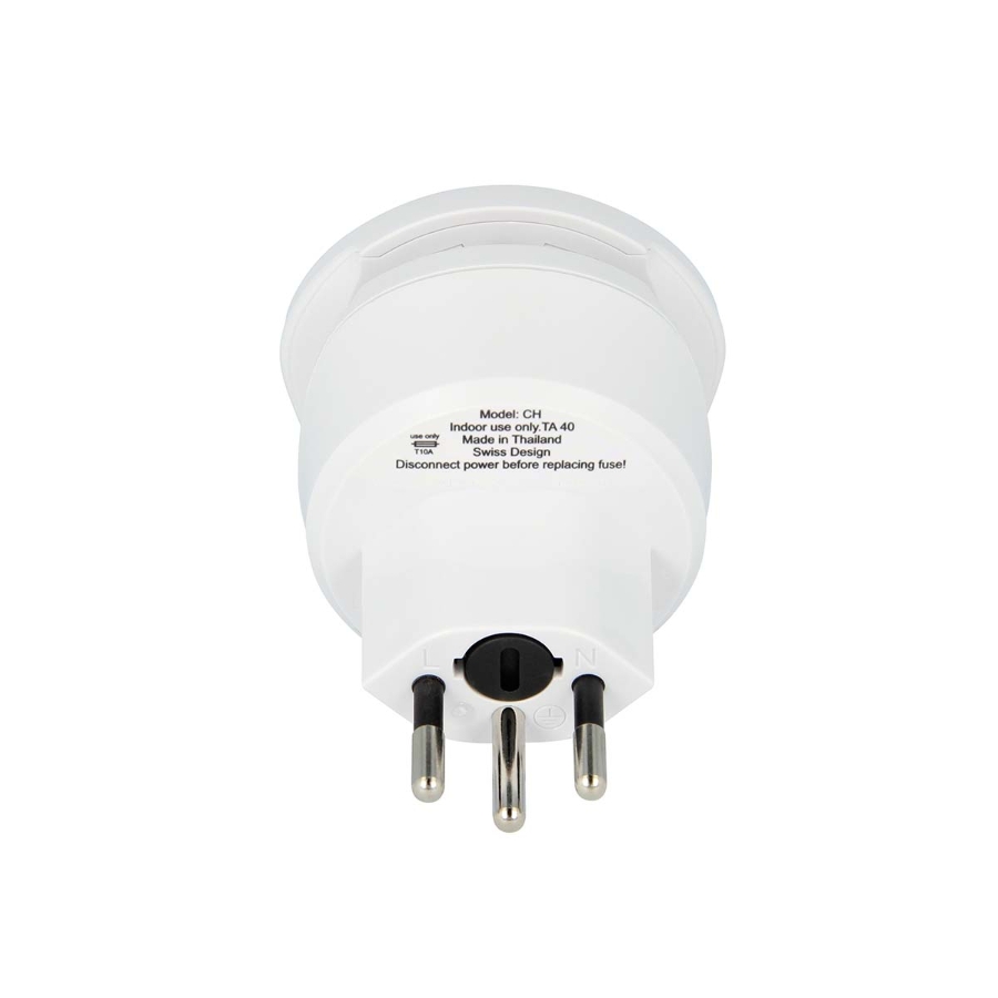 Skross SKR1500206E Reise-Adapter Reiseadapter Combo  World für Schweiz mit Schutzkontakt