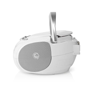Nedis SPBB100WT  CD-Player Boombox Batteriebetrieben / Netzstromversorgung | Stereo | 9 W |