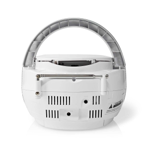 Nedis SPBB100WT  CD-Player Boombox Batteriebetrieben / Netzstromversorgung | Stereo | 9 W |