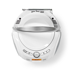 Nedis SPBB100WT  CD-Player Boombox Batteriebetrieben / Netzstromversorgung | Stereo | 9 W |