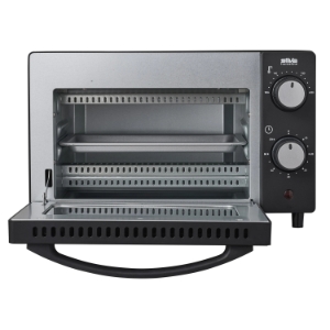 Silva MB1000 Minibackofen 10l 650 Watt schwarz/chrom  