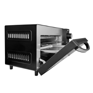Silva MB1000 Minibackofen 10l 650 Watt schwarz/chrom  